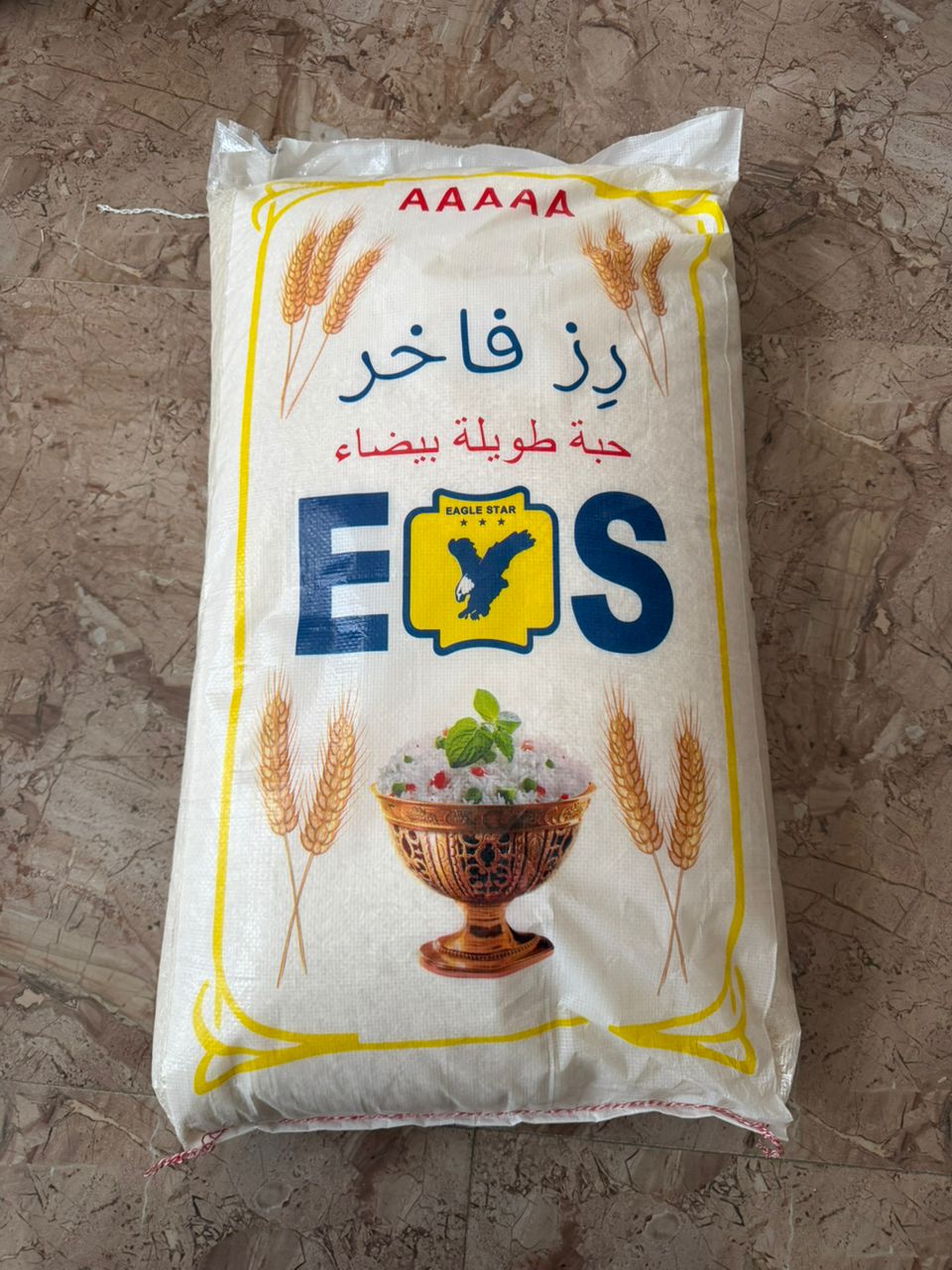 برنج دانه بلند تایلندی 25 کیلویی eagle star - Image 4